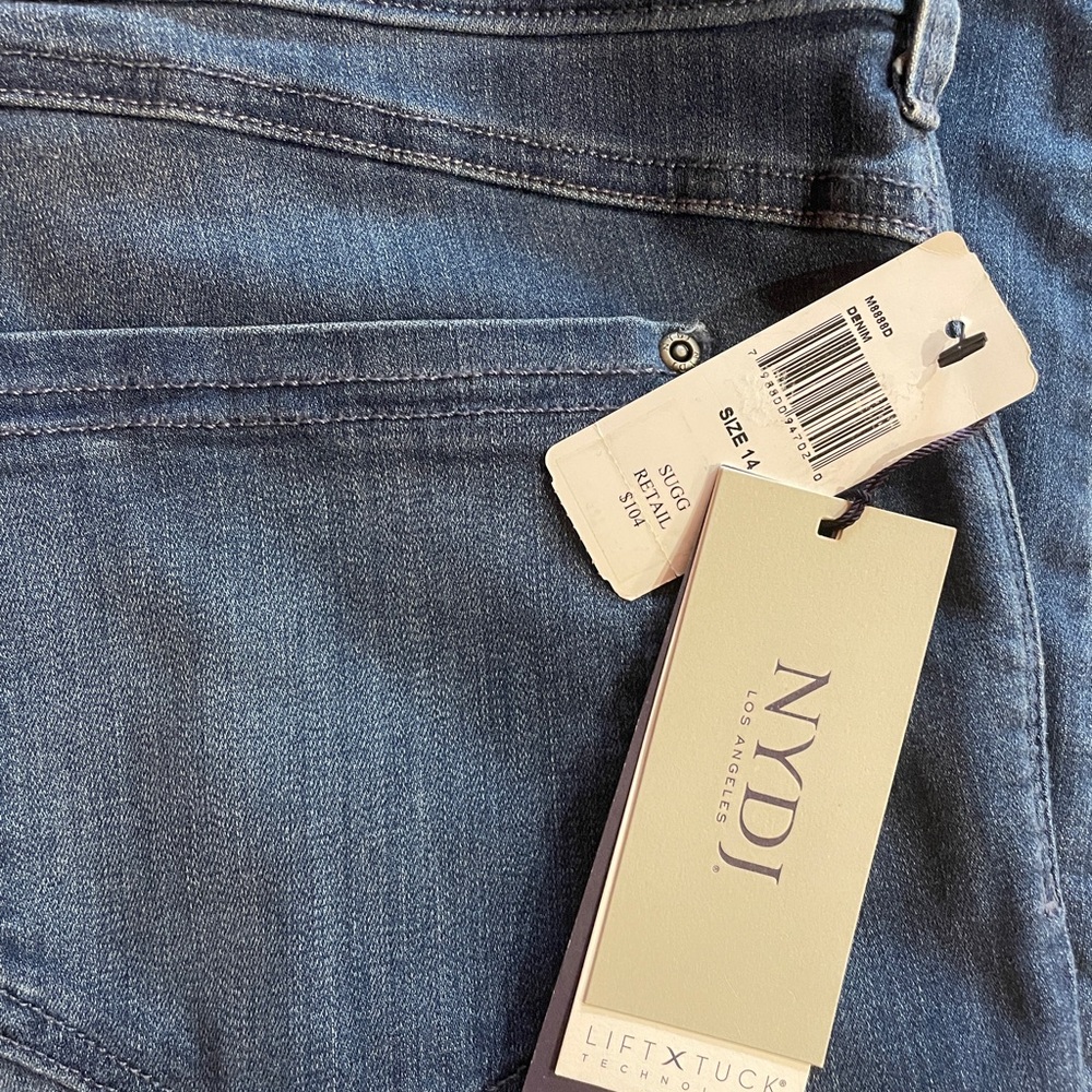 NWT NYDJ Lift Tuck Technology Sure Stretch Denim Skinny Legging Size 14 - Picture 4 of 7
